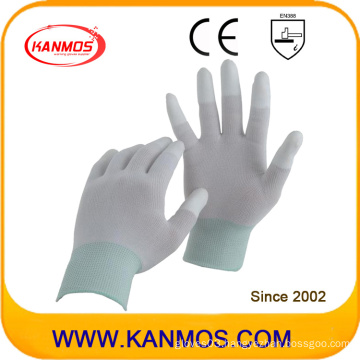 Anti-Static Nylon Knitted PU Dipped Industrial Safety Work Gloves (54001)